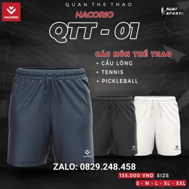 Quần Thể Thao HACORIO QTT - 01 - Form ngắn