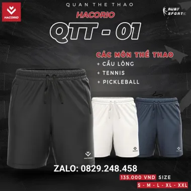 Quần Thể Thao HACORIO QTT - 01 - Form ngắn