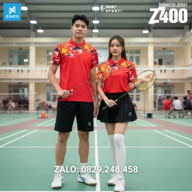 Áo Cầu Lông, Tennis, Pickleball Zinex - Z400 (Nữ)