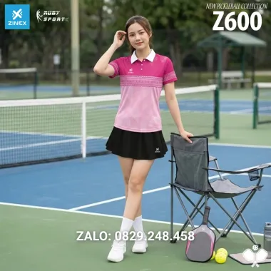 Áo Cầu Lông, Pickleball Zinex - Z600 - Nữ