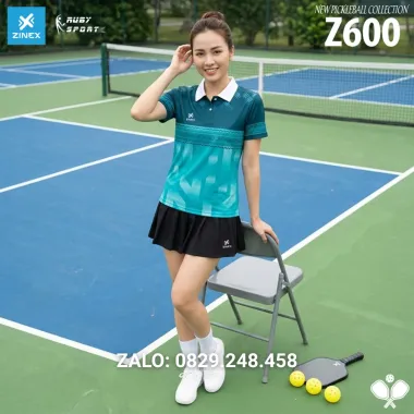 Áo Cầu Lông, Pickleball Zinex - Z600 - Nữ