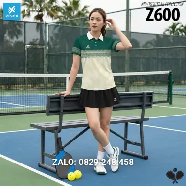 Áo Cầu Lông, Pickleball Zinex - Z600 - Nữ