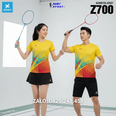 Áo Cầu Lông, Bóng Chuyền, Pickleball Zinex - Z700 - Nữ
